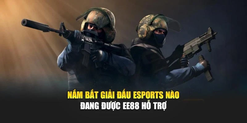Nắm bắt giải đấu esports nào đang được EE88 hỗ trợ